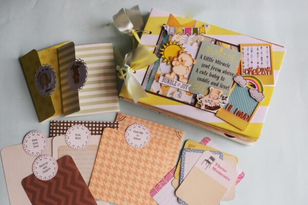 Baby Scrapbook with Pregnancy Journal