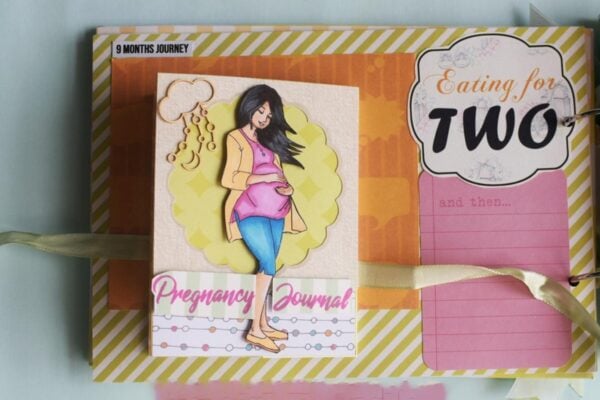 Baby Scrapbook with Pregnancy Journal