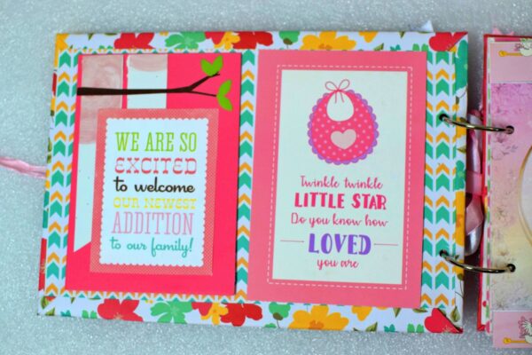 Baby Girl Scrapbook album