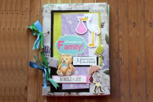 Handcrafted Pregnancy Journal | Pregnancy Scrapbook | Document your pregnancy journey