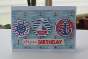 Nautical theme Birthday card