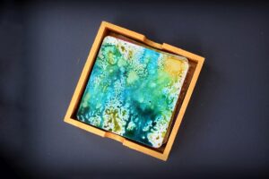 Coasters with Holder